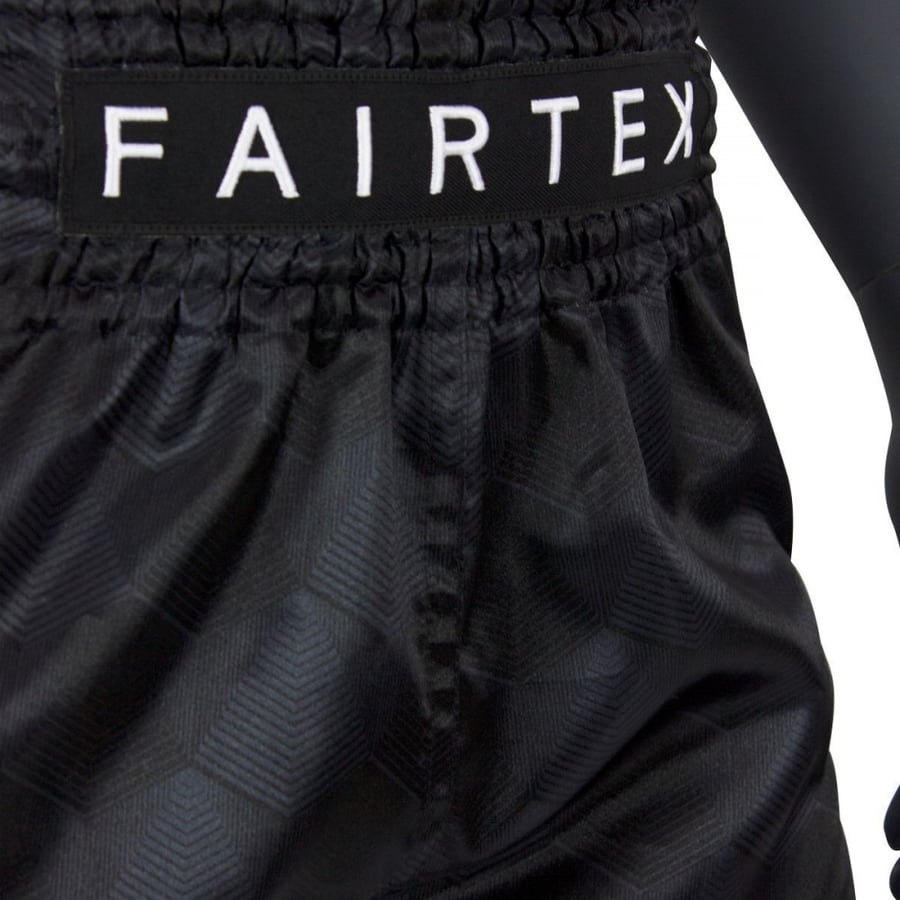 FAIRTEX - "STEALTH" BLACK MUAY THAI SHORTS (BS1901)