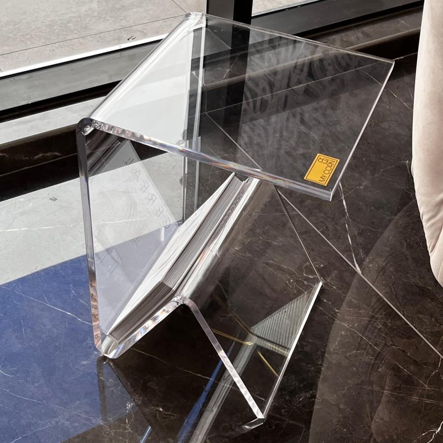 Acrylic side table