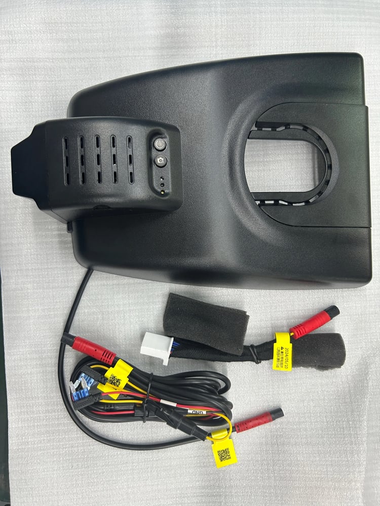 Dash cam with agency decor