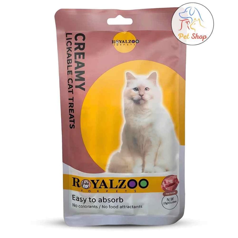 Royal Zoo Wet Cat Treats Meat Flavor 5 Sachets Inside