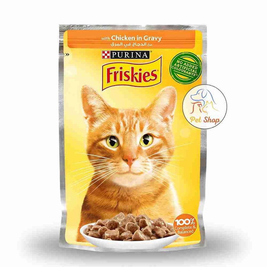 Friskies Cat Food Chicken in Gravy 85g