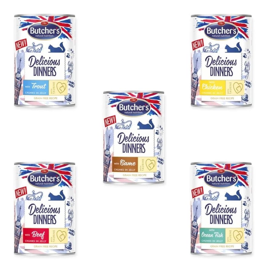 Butcher's Canned Cat Food Wet Cat Food Assorted Flavors (6, 12, 24)