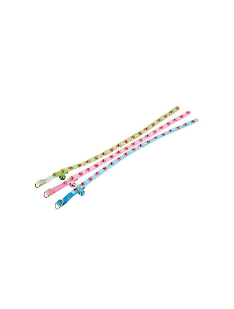 Zolux Cat Collar with Butterfly Design, 30 cm, Green