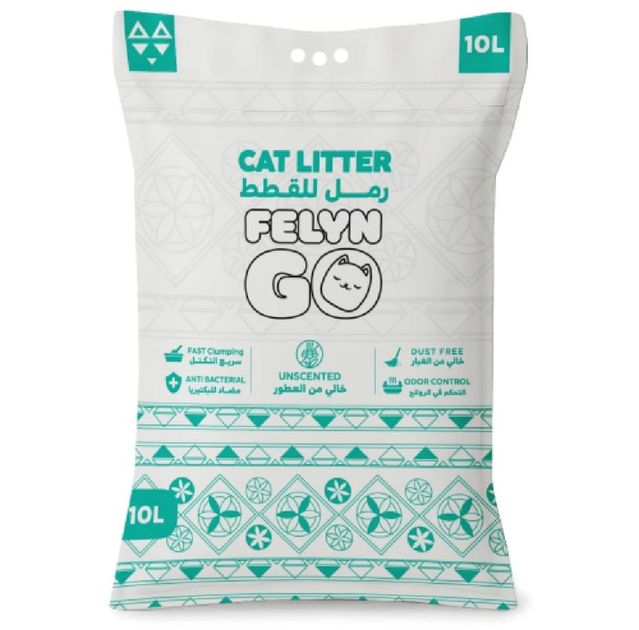 Velaine Goo High Clumping Artificial Cat Litter, 10 Liters, Various Scents