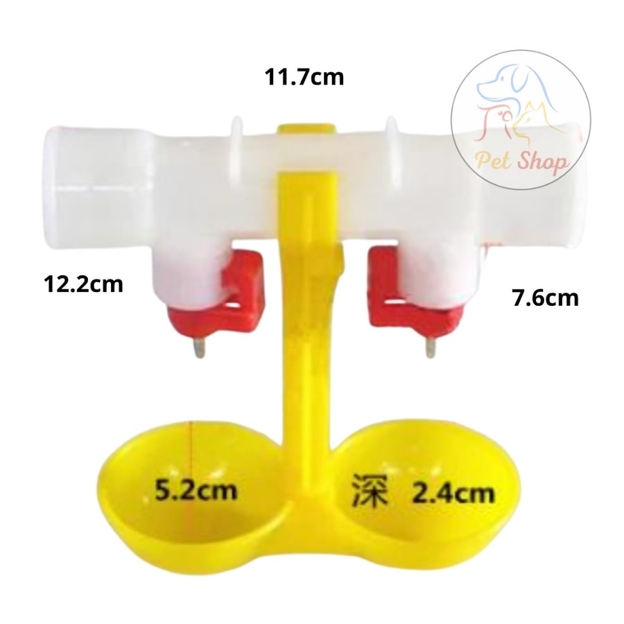 Chicken water dispenser double 50g