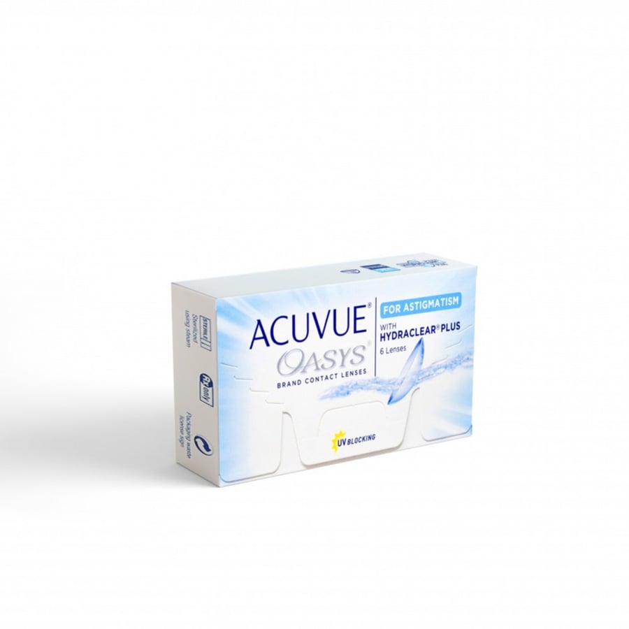 Acuvue Oasys lenses for astigmatism (corneal deviation) - 6 lenses