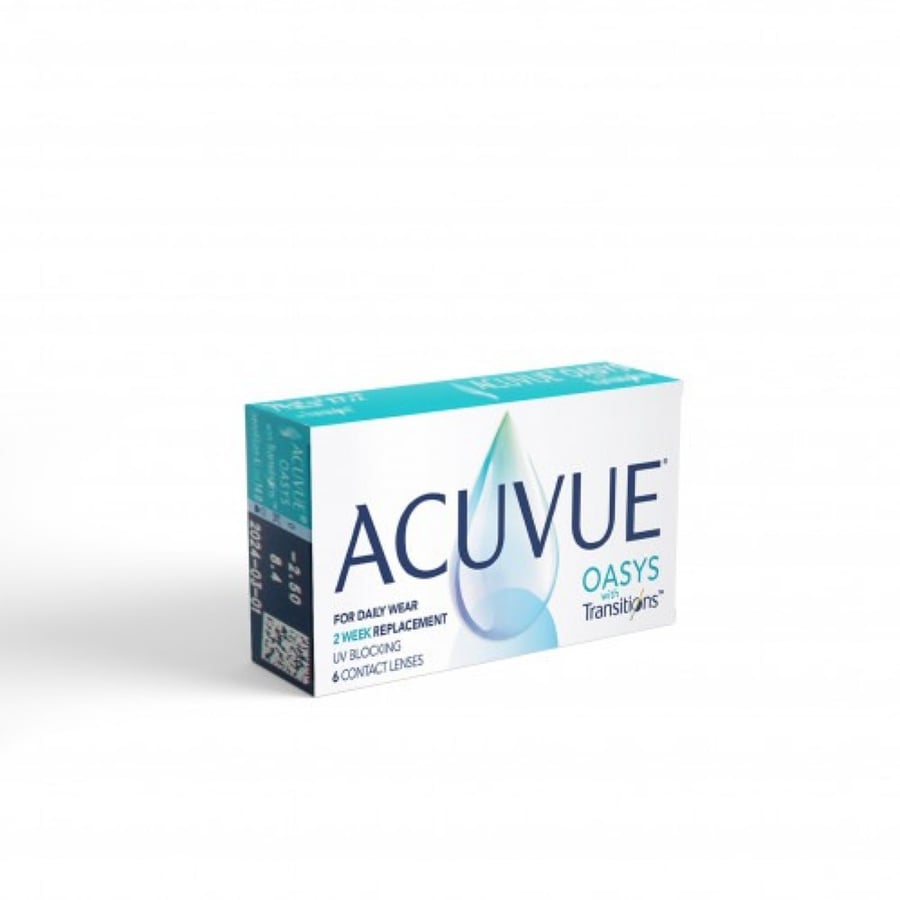 Acuvue Oasis Transitions contact lenses - 6 lenses