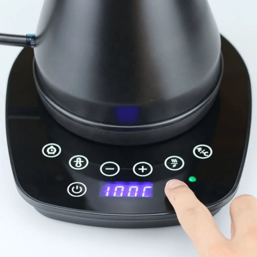 غلاية ستريكس Strix الذكية للترشيح 1 لتر - اسود كامل | Smart Pour Kettle black 1L