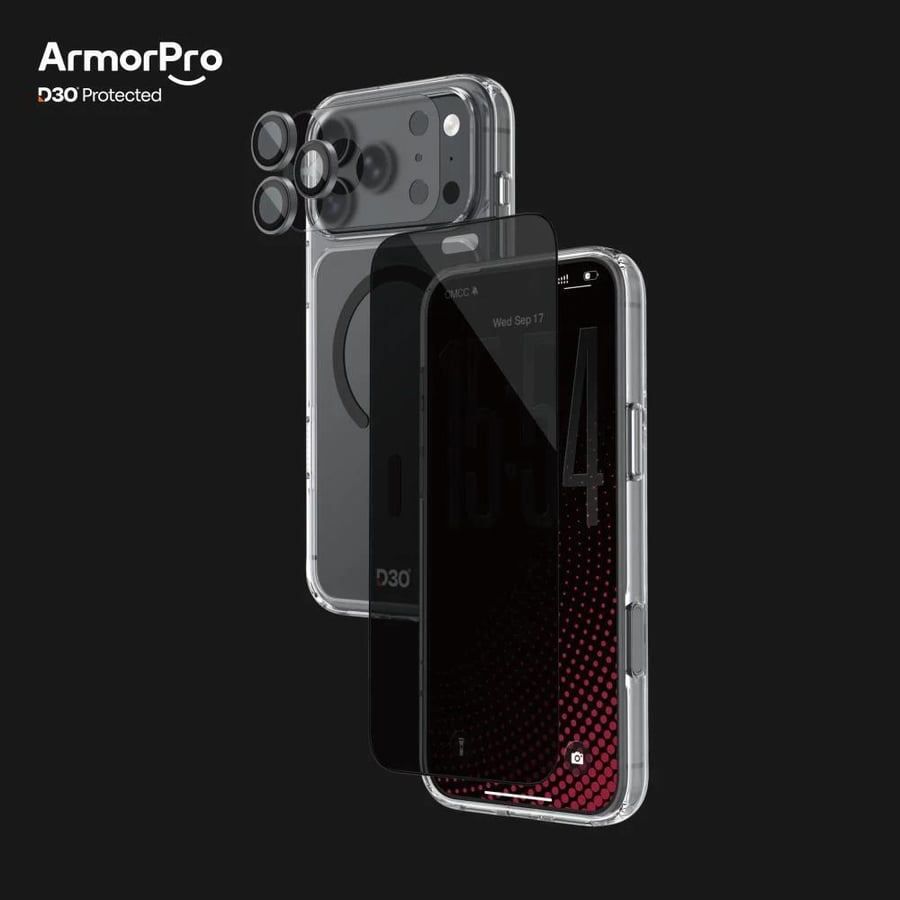 بكج حماية يدعم الماجسيف من ARMORpro D30 الاصدار الخاص للأيفون 18 بروماكس-شاشة لقافة 4 في 1 بجميع الألوان