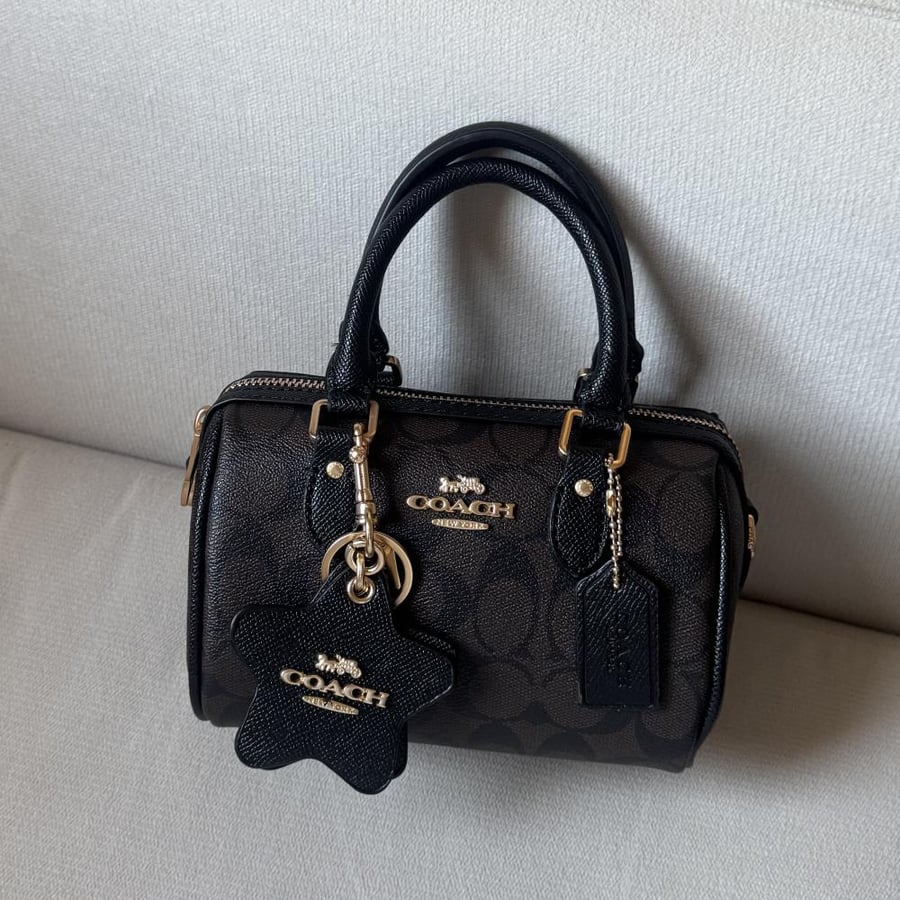 Coach Rowan 20-Dark Brown