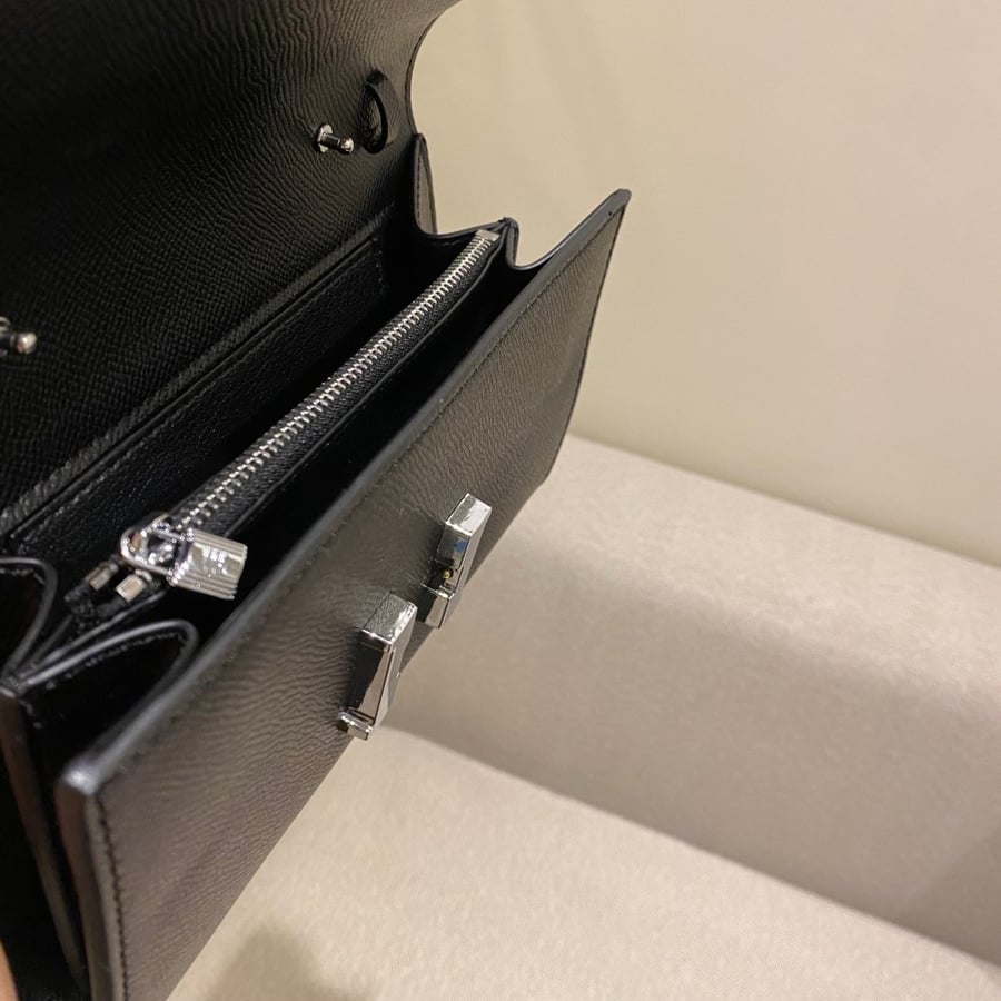 شنطة كلاتش جلد H-clutch - متجر ذا ترند