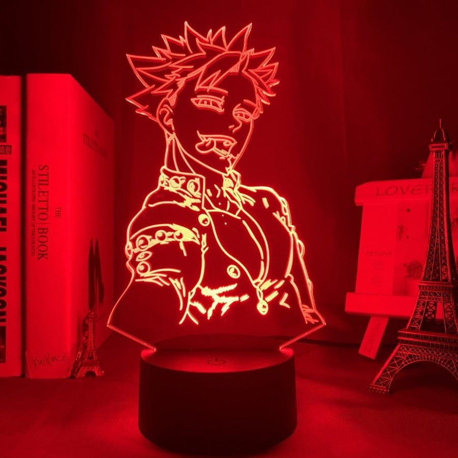 مجسم مضيء 7 الوان انمي الخطايا السبع بان