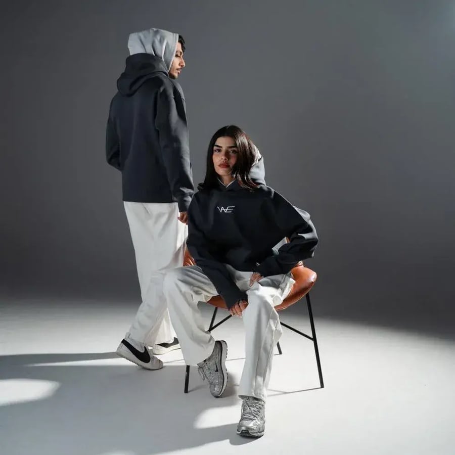 هودي دبل كاب Navy Double Cap Hoodie