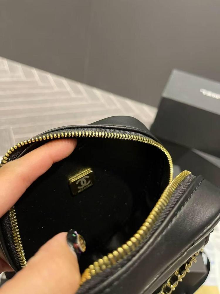 Chanel Heart Leather Crossbody Bag