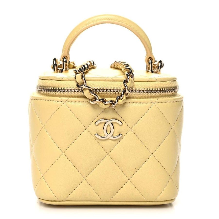 Chanel Mini Vanity Shoulder with Gold Metal