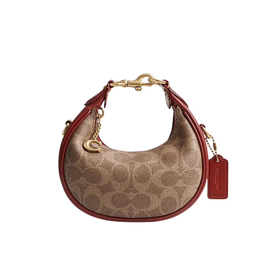 JONIE BAG IN SIGNATURE CANVAS & LEATHER
