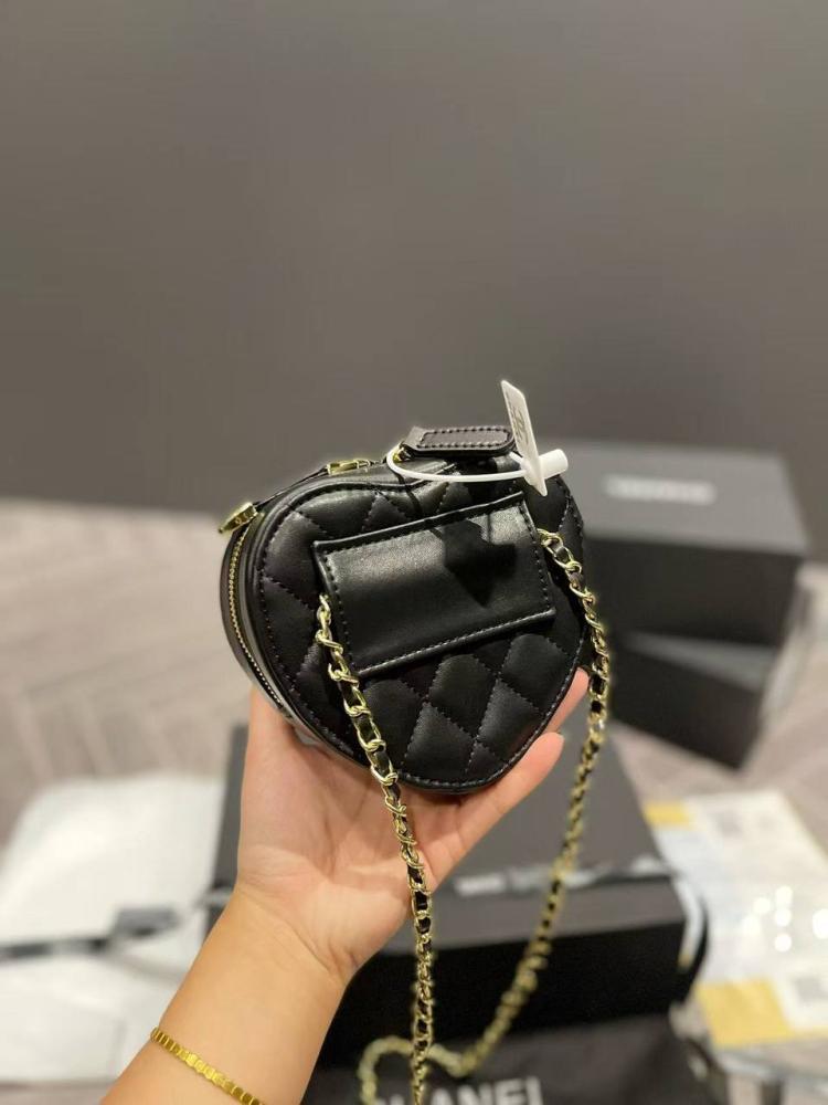 Chanel Heart Leather Crossbody Bag