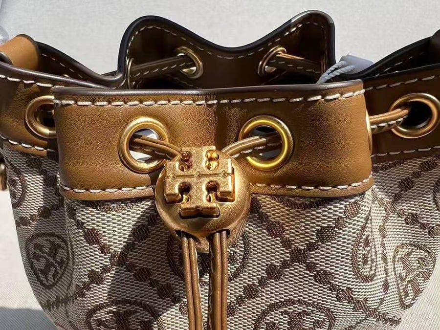 T Monogram Bucket Bag