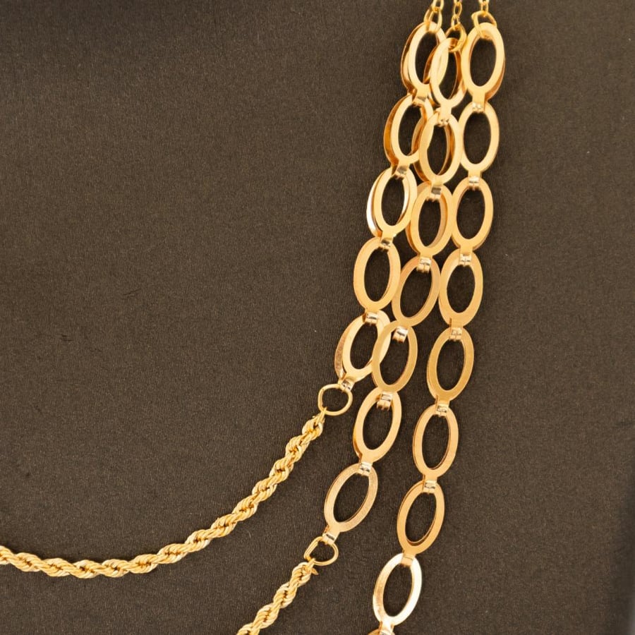 21-karat gold ring