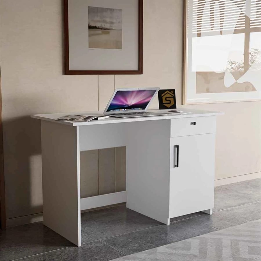White office desk - Model MK03