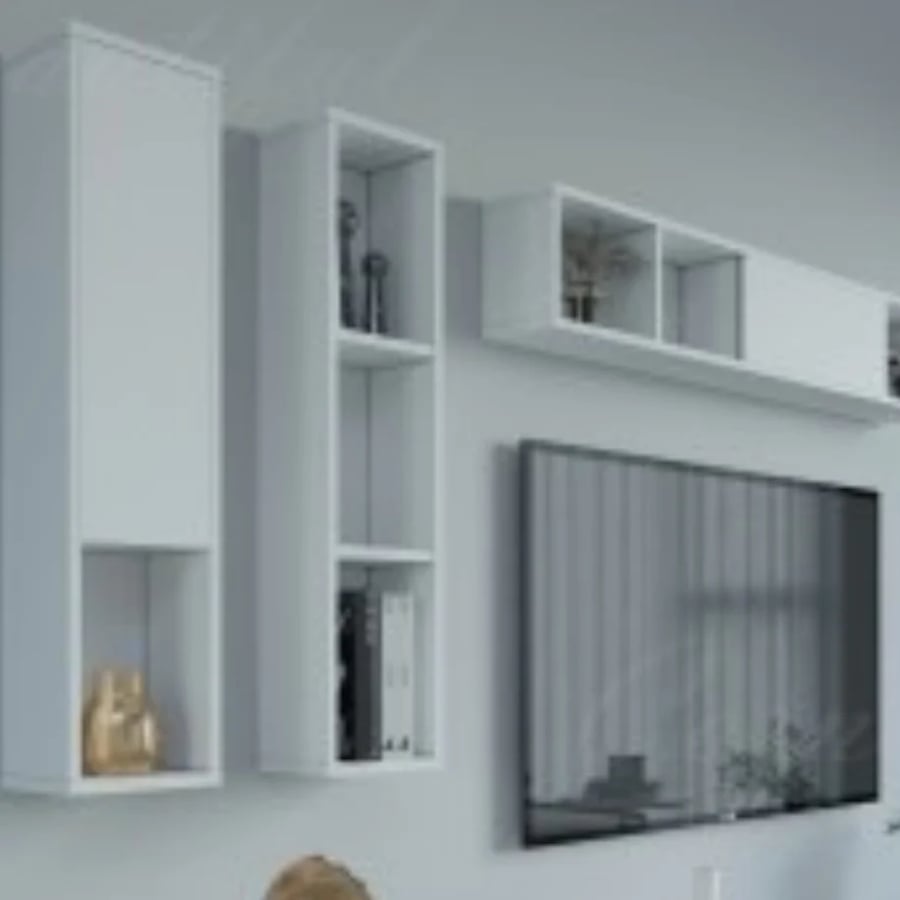 Lusy white TV table (2 meters)