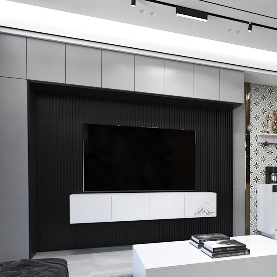 Lusy white TV table (2 meters)