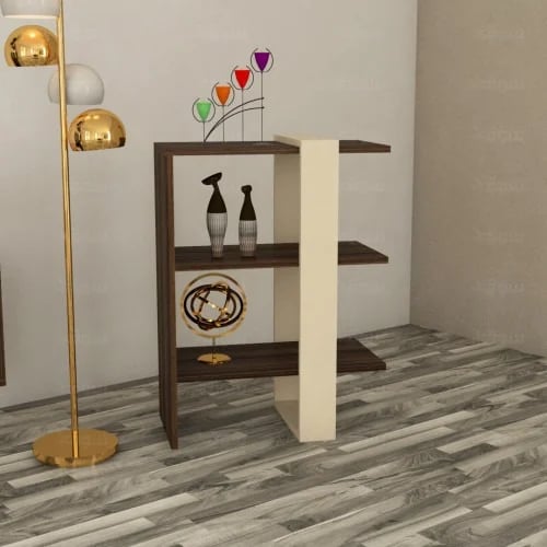 طقم طاولات بني و بيج - موديلSH19