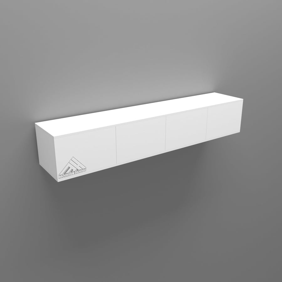 Lusy white TV table (2 meters)
