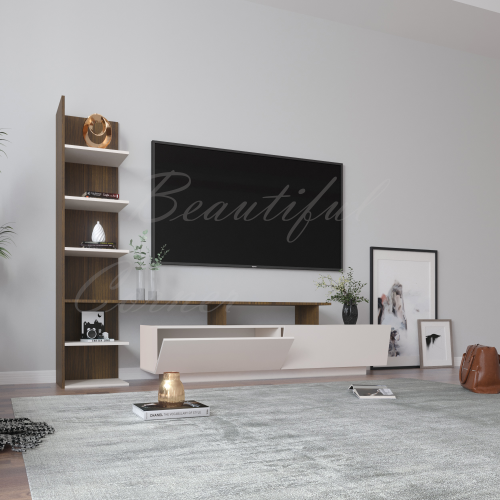 Dark gray and white table set A - Panella model