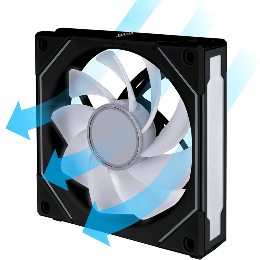 ليان لي UNI Fan SL-Infinity 120 Reverse Blade ثلاثة مراوح مع جهاز تحكم