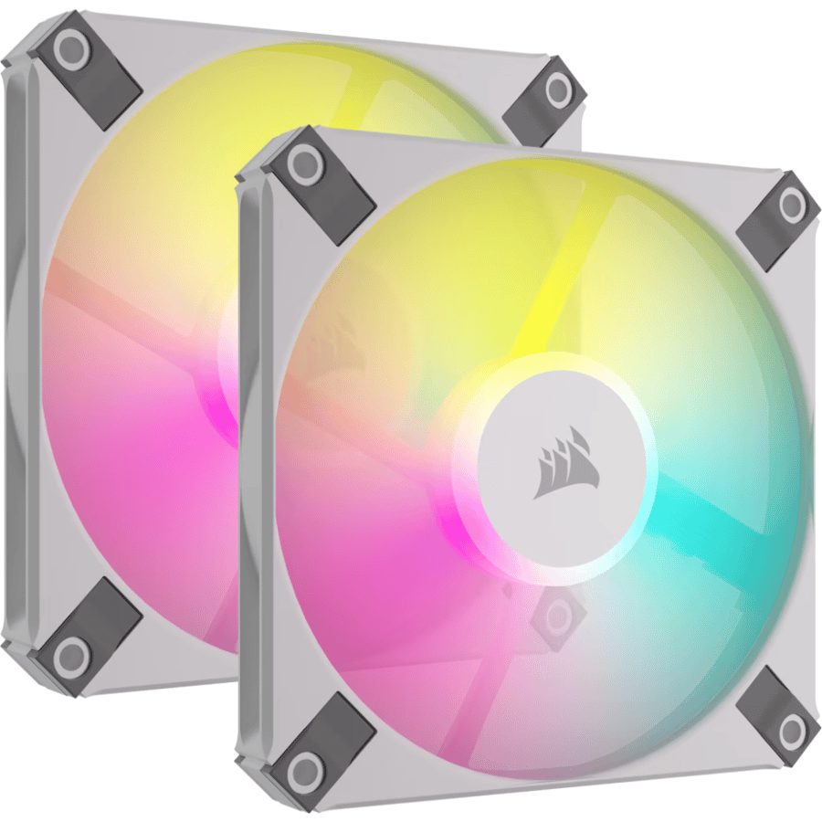 كورسير iCUE AF120 RGB SLIM 120mm PWM طقم مروحتين 120 مم