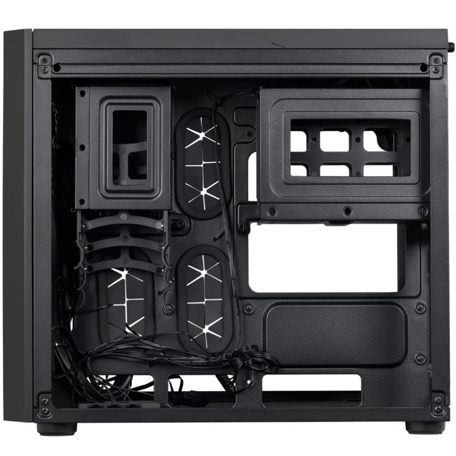 كورسير Crystal 280X RGB Tempered Glass كيس بحجم Micro ATX