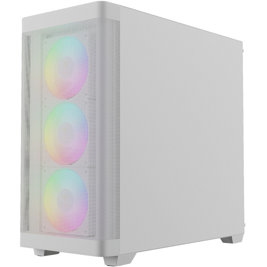 جامدياس ATHENA M3 كيس بي سي بحجم E-ATX Mid Tower مع 4 مراوح 120مم ARGB