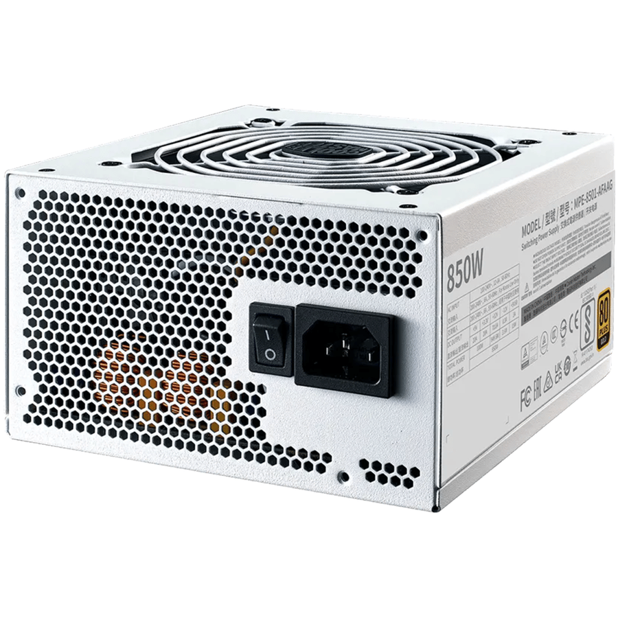 كولر ماستر MWE Gold 850 V2 ATX 3.0 مزود طاقة 80 بلس جولد قابل للتخصيص