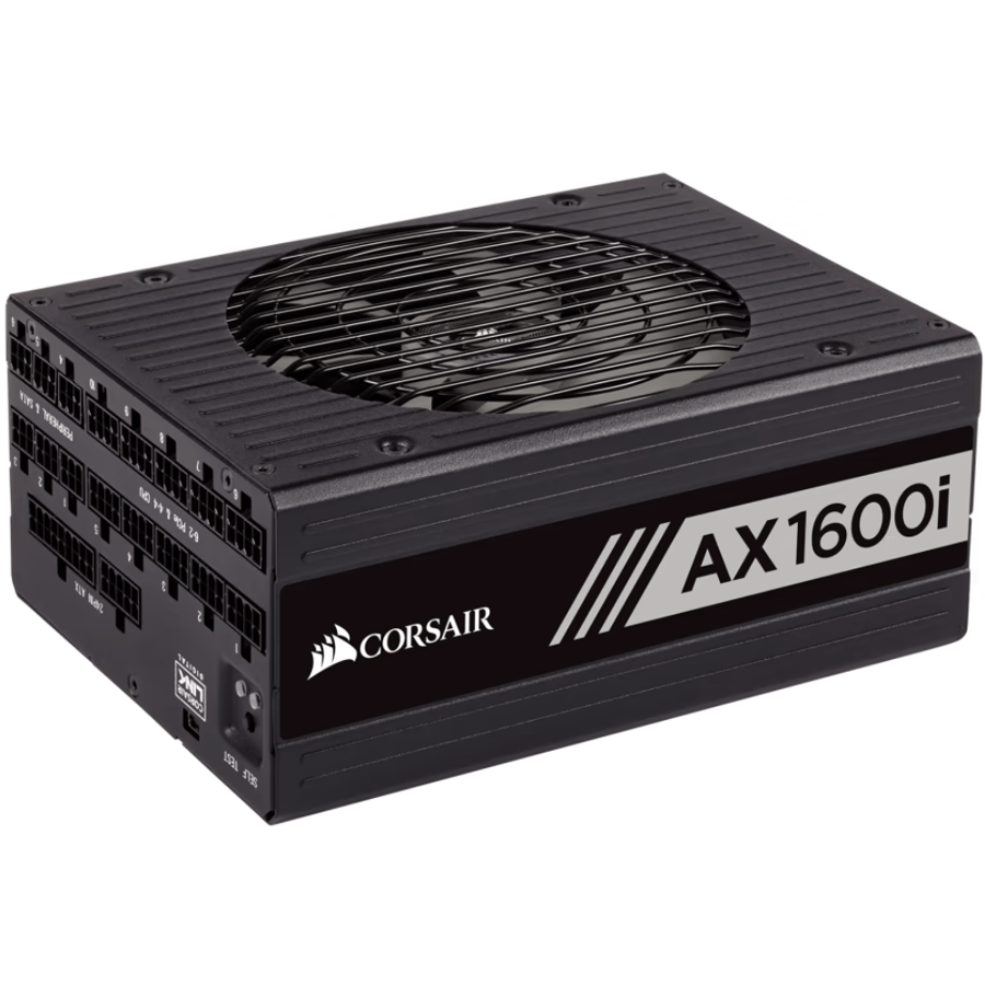 كورسير AX1600i مزود طاقة رقمي ATX بقدرة 1600 واط قابل للتعديل بالكامل