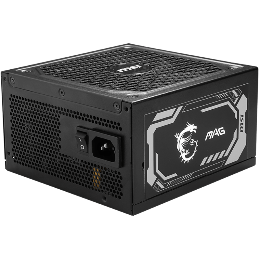 ام اس اي MAG A1000GL PCIE5 مزود طاقة بكفاءة 80 بلس جولد قابل للتخصيص
