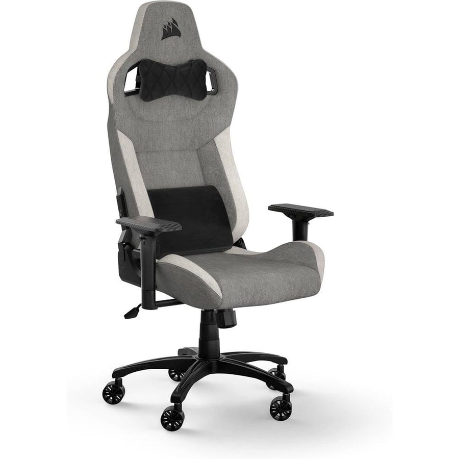 كورسير T3 RUSH Fabric Gaming Chair 2023 Grey/White كرسي ألعاب قماشي