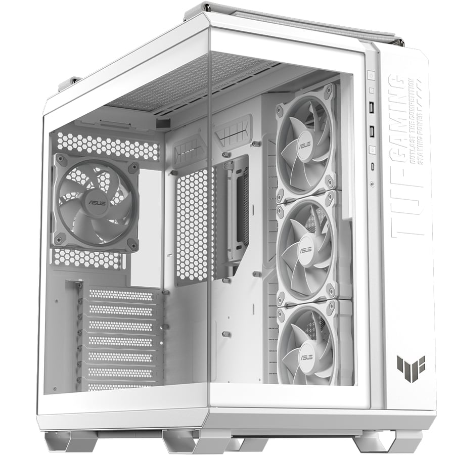 اسوس TUF GAMING GT502 HORIZON ARGB كيس بحجم ATX Mid Tower بـ 4 مراوح