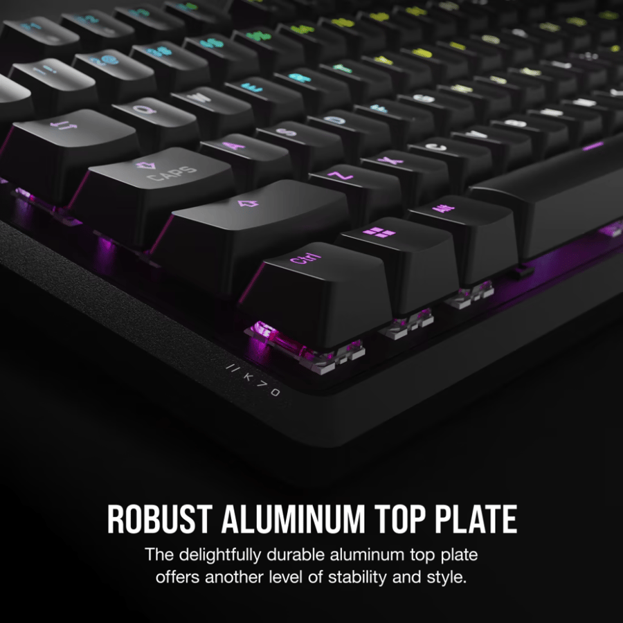 كورسير K70 CORE RGB كيبورد العاب ميكانيكي - اسود