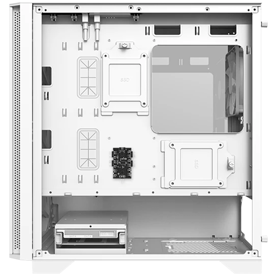مونتيك AIR 100 ARGB كيس بي سي بحجم Micro-ATX بـ 4 مراوح ARGB