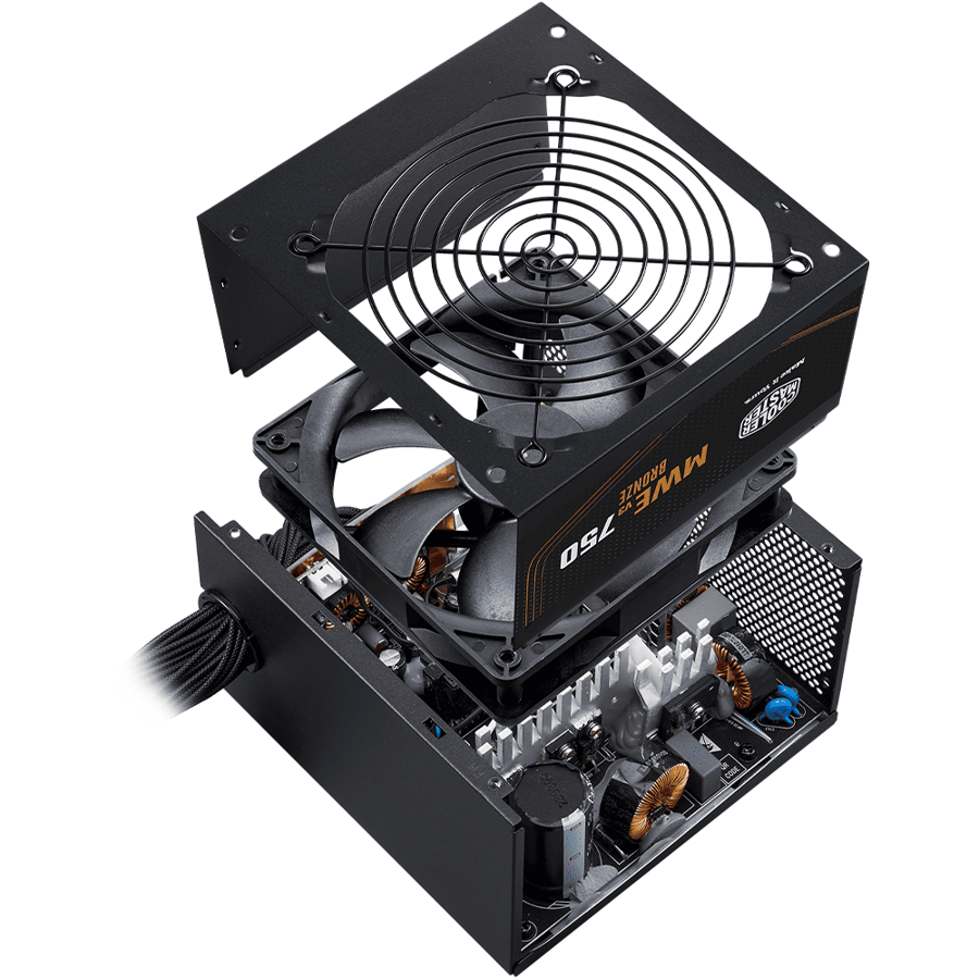 كولر ماستر MWE Bronze 750 V3 مزود طاقة 750 واط 80+ برونز