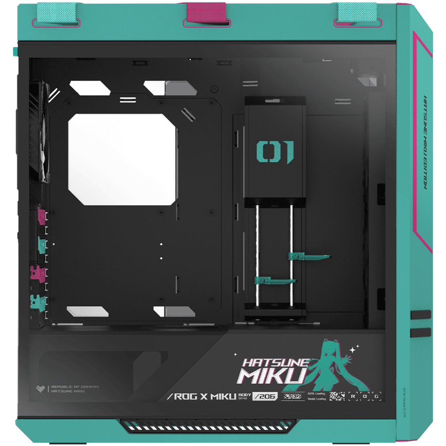 اسوس ROG Strix Helios II Hatsune Miku Edition كيس بحجم E-ATX Mid Tower