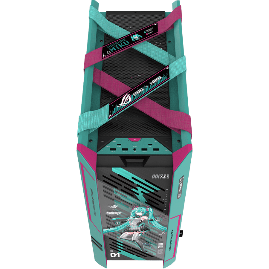 اسوس ROG Strix Helios II Hatsune Miku Edition كيس بحجم E-ATX Mid Tower