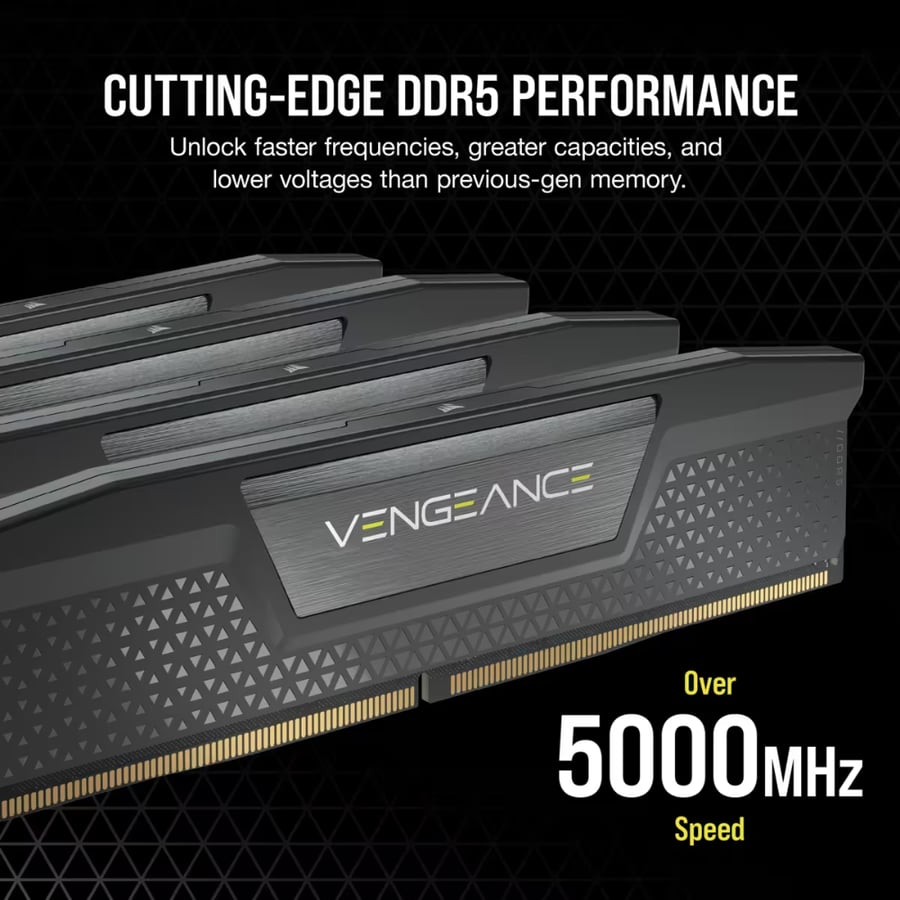كورسير VENGEANCE 32GB (2x16GB) DDR5 6000MHz CL36 رامات سطح المكتب