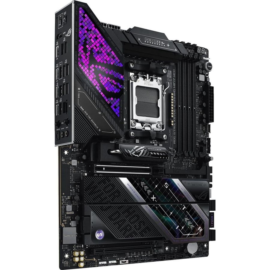 اسوس ROG STRIX X870E-E GAMING WIFI7 NEO لوحة أم بمقبس AM5 لمعالجات AMD