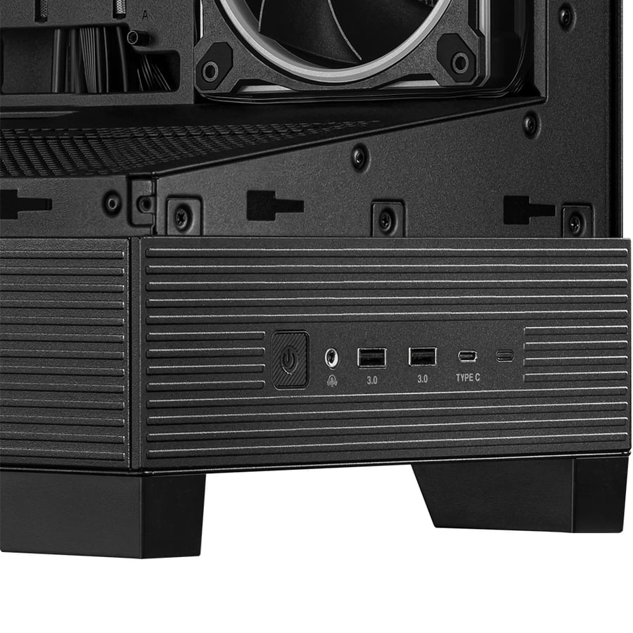 اسوس A31 Plus TG ARGB كيس بي سي بحجم ATX Mid Tower مع 4 مراوح ARGB