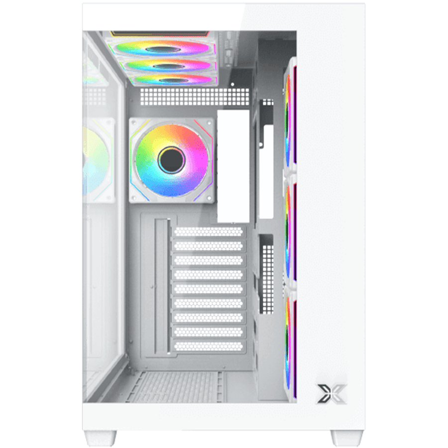 زيجماتيك Aqua V Air (H23A) كيس بحجم ATX Mid Tower مع 7 مراوح ARGB