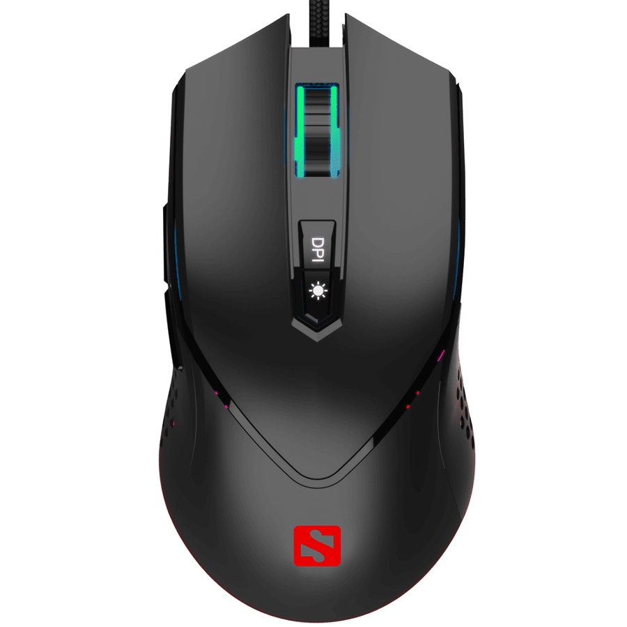 ساندبيرج Azazinator Mouse 6400 ماوس سلكي للالعاب 6400PDI بإضاءة RGB