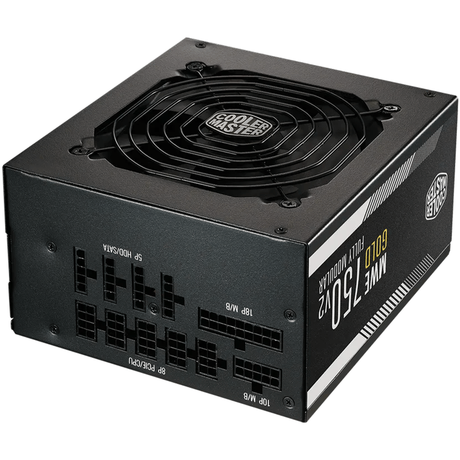 كولر ماستر MWE Gold 750 V2 ATX 3.0 مزود طاقة 80 بلس جولد قابل للتخصيص