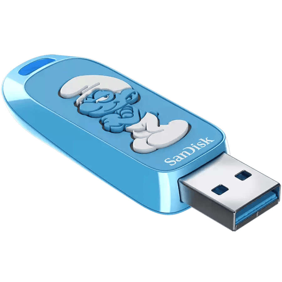 سانديسك Smurfs USB Flash Drive يو اس بي فلاش
